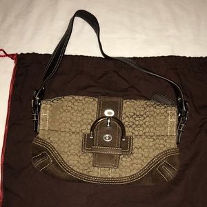 Brown Signature Coach Purse